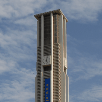 top half of bell tower